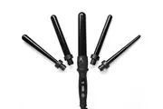 H2D X5 Professional Curling Wand Ceramic Curler Roller - Black