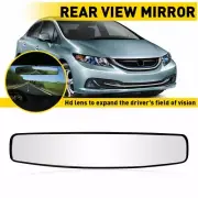 17" Wide Lens HD Interior Clip On Convex Rear View Clear Mirror Universal NEW