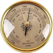 Barometer Adjustable 3in Barometric Pressure Gauge Clear Scaled Weather Barometer with Hanging Hole Portable Barometer for Indoor Outdoor Wall Fishing Barometers for The Home Wall Barometer Indoor We