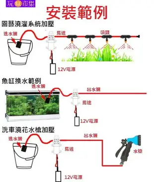 【台灣公司 】72W高效12V DC 直流 加壓馬達 水磊 自吸泵 抽水機 水泵 ro 抽水磊浦 幫浦 抽水馬達1/2