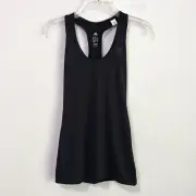 Adidas ClimaLite Racerback Tank Top XS Black Running Active Workout Summer NEW