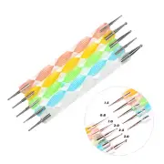 5X2 Way 10 Different DIY Ball Styluses Clay Sculpting Tool Nail Dotting Tools UU