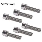 Lightweight and Rust resistant Steel Bolts for MTB Stem 6PCS (69 characters)