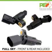 4x PEC Front & Rear Wheel Speed Sensors For Volkswagen Bora V6 4Motion 2.0L AZJ