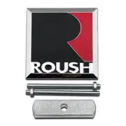 Chrome Metal Roush Logo Car Grille Emblem 3D Sport Turbo Grill SUV Coupe Badge (for: Ford)