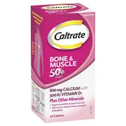 Caltrate Bone & Muscle 50+ with Calcium & Vitamin D3 - 60 Tablets