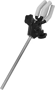 Anneome Lab Clamp Holder for Beakers and Flasks Four Prong Clamp with Swivel Boss Head for Scientific Glassware for Laboratory and Chemistry Use