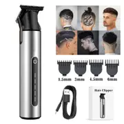 Beard Trimmer for Men Professional Hair Clippers Zero Gapped Hair Trimmer Cordless USB Rechargeable Easy To Hold and Use Clipper