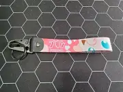JIGGLYPUFF POKEMON WRIST LANYARD DETACHABLE KEYCHAIN KEYRING *