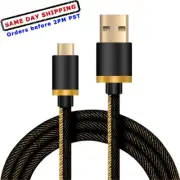 Durable 3ft Type C USB 3.1 to USB 2.0 Male Cable for Samsung Galaxy A50 SM-A505U