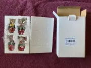 Disney Set of 4 Bell Ornaments. Mickey. Minnie, Goofy, & Pluto NEW