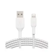 [Belkin] Belkin Mfi Certified Braided Lightning To Usb A Cable White