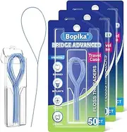 Floss Threaders Dental Floss for Braces, Bridges, and Implants 150 Count