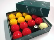 REAL Aramith Casino Pool Balls 2 inch with 1 & 7/8 inch Measle Spot White Ball
