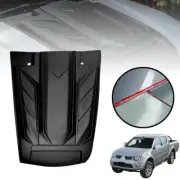 Bonnet Hood Scoop Matte Black For Mitsubishi Triton MN ML L200 2005-2014
