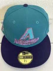 Arizona Diamondbacks-New Era Hat Club Fitted Hat- 7 3/8-Teal 1998 Inaugural