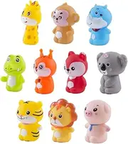 2 Sets Animal Finger Puppets for Safe Hand Puppets for Storytelling Role Playing and Parent Interaction Fun Educational for Parties