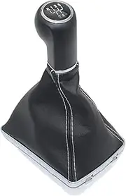 for Vauxhall for for Astra H 2004 2005 2006 2007 2008 2009 2010 Car 5/6 Speed Gear Lever Shift Knob with Leather Boot Shifter Lever Handle(R12345 KNOB)