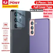 2Pcs Camera Lens Tempered Glass Protector For S23 S22 S21 S20 Plus Ultra S20 Fe