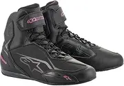 Alpinestars Women's Stella Faster-3 Racing/Riding Motorcycle Shoes 6 1039-black Fuchsia