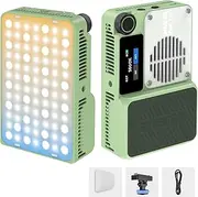 Amaran Ace 25x Pocket Bi-Color LED Light: Boost Mode Up to 32W, Bi-Color Mini Video Light (2,700-6,500K), 1,600 Lux@1m, 4,500mAh Battery with PD Fast Charging for Mobile Creators (Green)