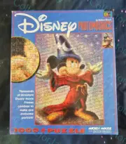 Disney Photomosaics Puzzle Mickey Mouse as the Sorcerer's Apprentice 1000 New!