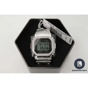 G-Shock Casio 公司貨正品 GMW-B5000 全金屬 不鏽鋼 太陽能 電波錶 銀 黑 玫瑰金【高冠國際】