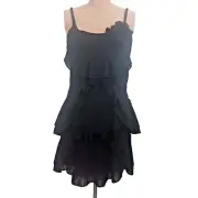 Alannah Hill Black Cocktail Dress 'Take her to prison frock' Layered RRP*$419