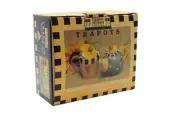 Debbie Mumm Teapots Earthenware Sugar & Creamer Set Sakura NEW 1998 NIB