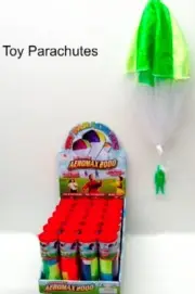 AEROMAX TOYS 2000 Toy Parachute w/Figure Counter Display (24pc)