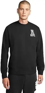 [Nike] Mens Sportswear Bb Crew Sweatshirt Everyday Black Jumper M