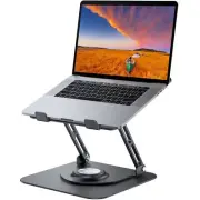 Laptop Stand for Desk Adjustable Computer Stand with 360° Rotating Base Ergon...