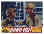Gung Ho Lobby Card Sam Levene Randolph Scott 1943 Old Movie Photo