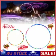Detachable LED Light-Up Exercise Fitness Hoop Lose Weight Colour Changing UD