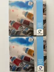 LOT OF 2 Van Gogh Watercolor 20 Tube Set 10ml General Set NEW