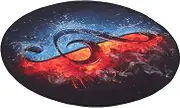 ibasenice Dishwasher Sound Insulation Blanket Cushion Household Front Flannel Back Anti-slip Particles Stylish Drum Carpet