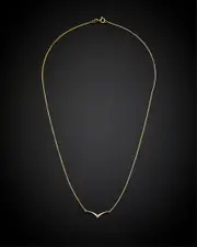 14K Chevron Necklace