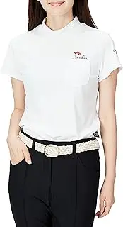 [Callaway] C22134222 Women's Short Sleeve Mock Neck Shirt, Toy Story Collaboration, Sweat Absorbent, Quick Drying, UPF 15, Breathable, Golf Inner