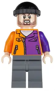 NEW LEGO - Figure - Super Hero - Two-Face's Henchman Orange Purple - 6864 Chase