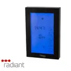 Premium Digital Timer Switch - Vertical - Black (Heated Towel Rail)