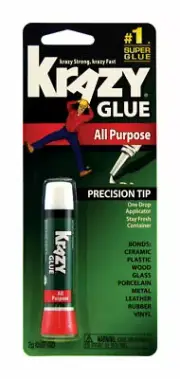 Krazy Glue High Strength Polyvinyl acetate homopolymer All Purpose Adhesive 0.07