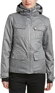 [Spyder] Women's Evar Jacket, Graystone Crosshatch, 10