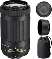Nikon CRTNK70300KRB 70-300mm f/4.5-6.3G VR DX AF-P ED Zoom-NIKKOR Lens - (Renewed)