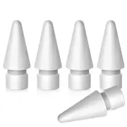 Pencil Tips for Apple Pencil 1st & 2nd Gen 5 Pieces - Replacement Tips - White