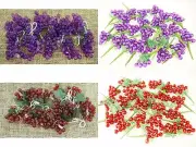 Grape Bunch Vines Floral Leaves Acrylic Wedding Baby Shower Gift Embellishments