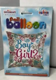 Voy Or Girl Balloon by Kaleidoscope, 18", Square Shape, Foil, Brand New