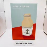 recolte capsule cutter Bonne cream white RCP-3 W Food Processor 260W 0.5L Japan