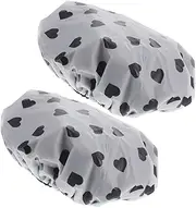 Vaguelly Large Size Hair Bonnet Women's Quick-drying Shower Cap Sleep Cap for Curly Hair Reusable for Bathing