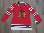 NEW CHICAGO BLACKHAWKS FANATICS NHL JERSEY WOMANS SZ S GRISWOLD NATIONAL LAMPOON