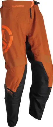 Moose Offroad Qualifier, textile pants , color: Orange/Black , size: 28